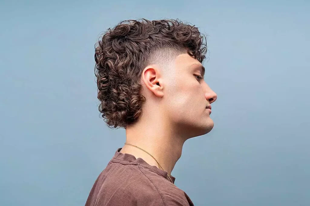 Modern Mullet Curly