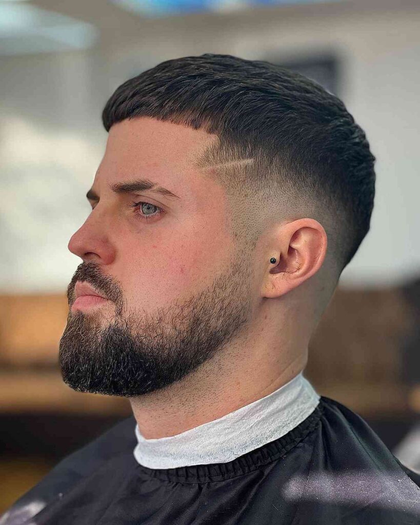 handsome-caesar-cut-with-a-mid-fade-and-beard