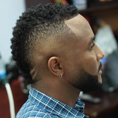 Faux Hawk with Side Fade