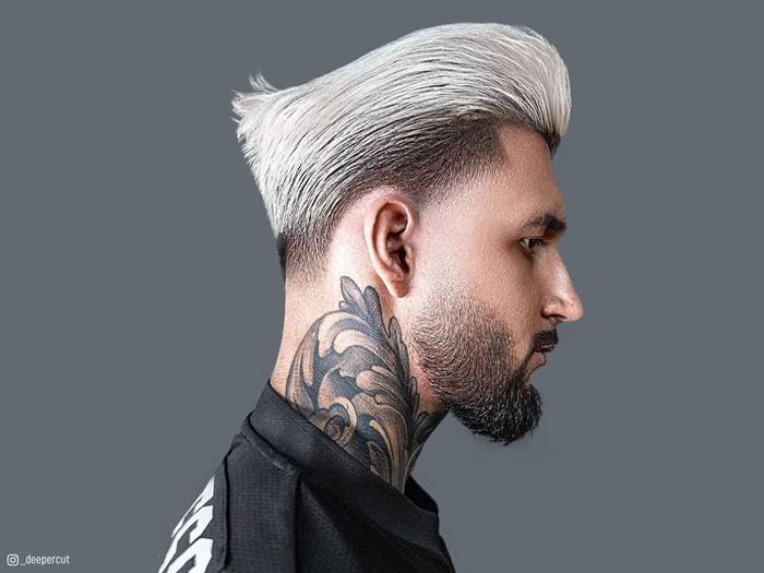 low taper fades for straight hair