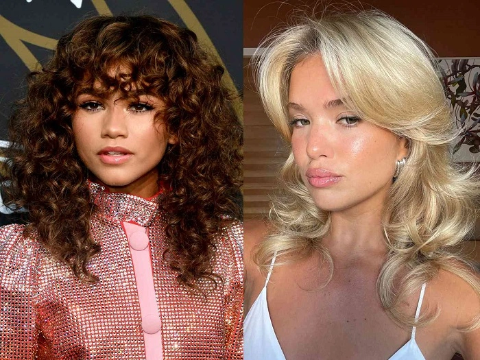 Butterfly Cut on Short Hair with Different Hair Types