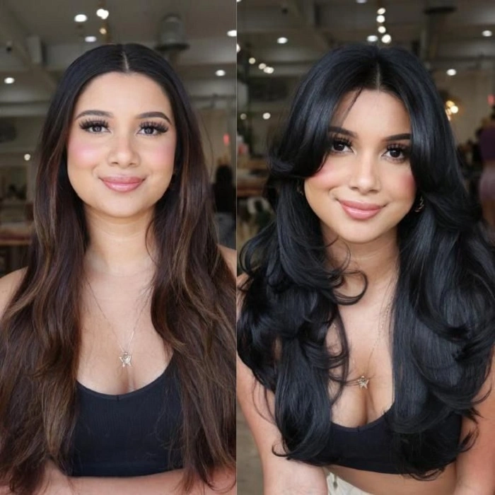 Face Shapes That Suit a Butterfly Cut on Long Hair