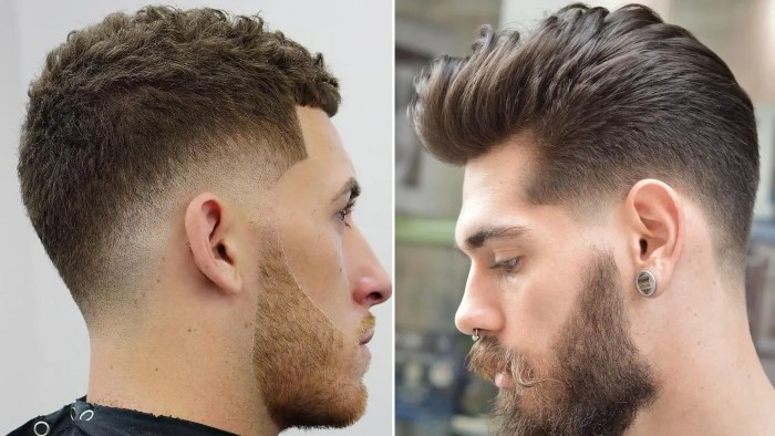 How the Fade Looks on Various Types of Hair